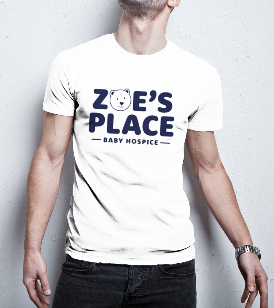Chris Pajak Zoe’s Place Baby Hospice Charity Logo Bear T-Shirt