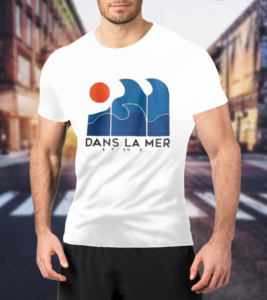 Dans La Mer Waves And Sun T-Shirt
