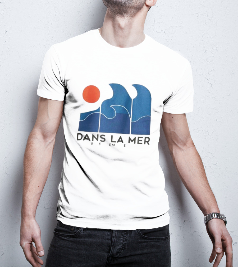Dans La Mer Waves And Sun T-Shirt