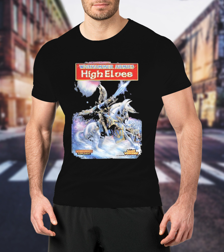 Warhammer Armies High Elves Games Workshop Supplement T-Shirt