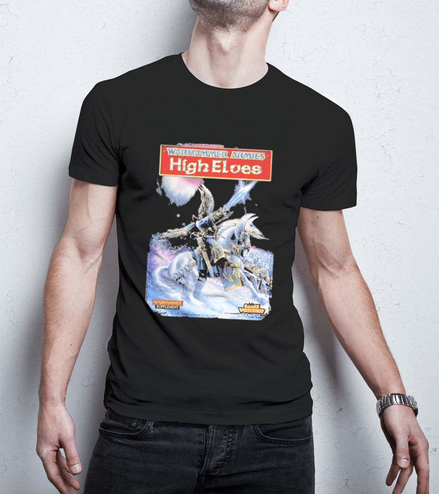 Warhammer Armies High Elves Games Workshop Supplement T-Shirt