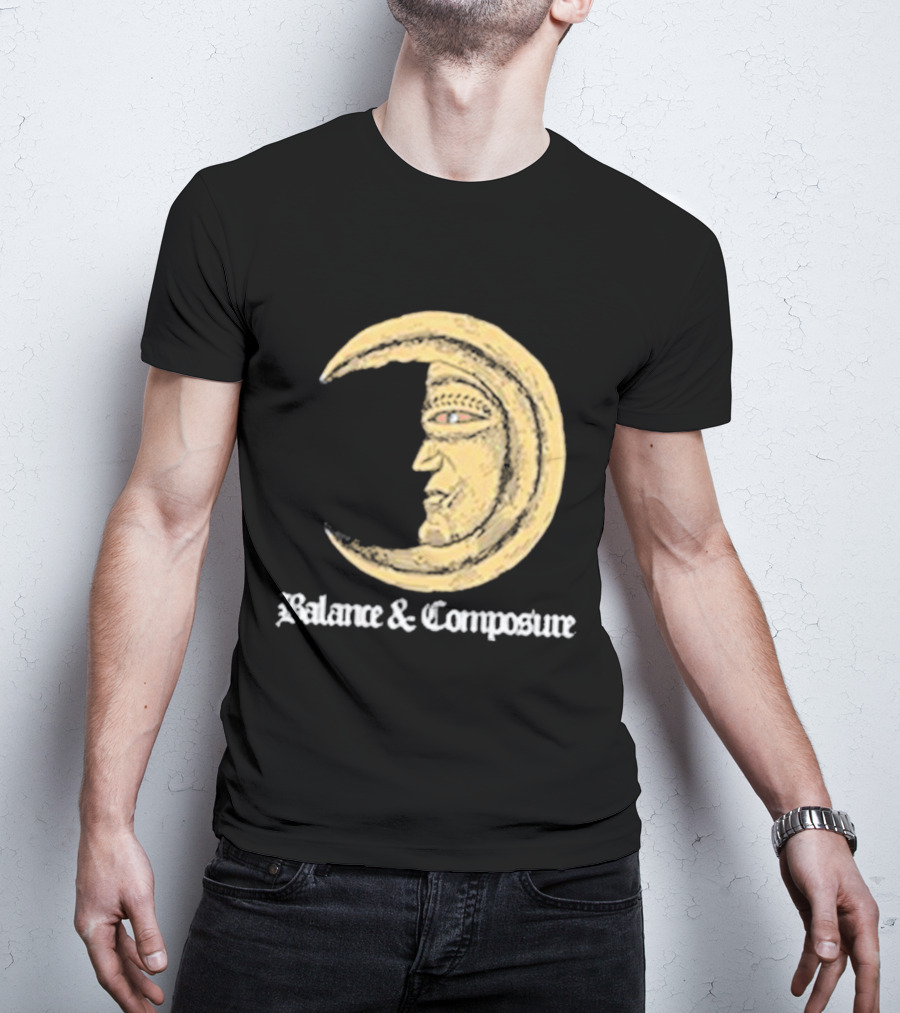 Balance And Composure Moon Face T-Shirt