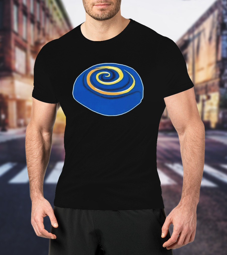Cursed Cinnamon Roll Spiral Swirl T-Shirt