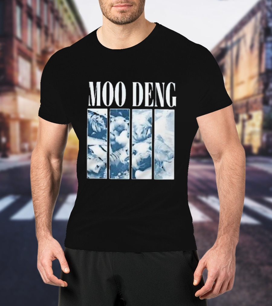 Moo Deng Blues Bootleg Pygmy Hippo T-Shirt