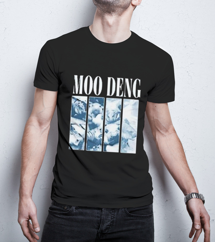 Moo Deng Blues Bootleg Pygmy Hippo T-Shirt