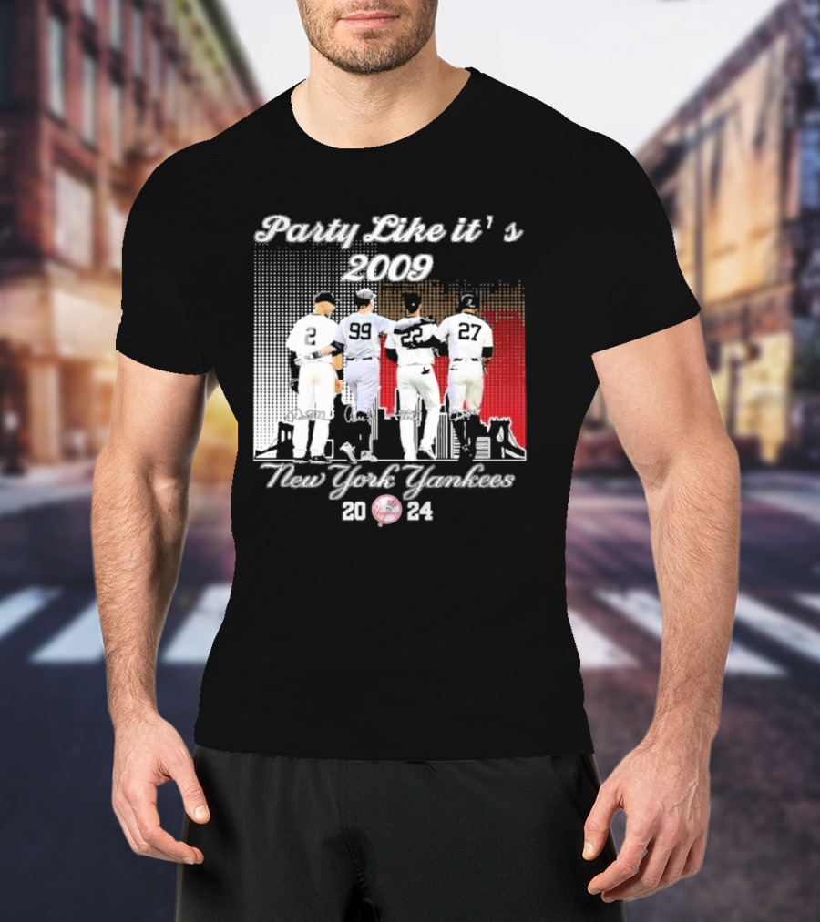 Party Like It’s 2009 New York Yankees Jeter Judge Soto Stanton T-Shirt