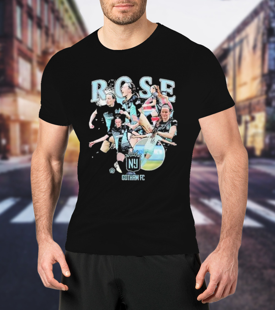 Rose Lavelle #16 NJ NY Gotham FC Stadium Essentials Crossroad T-Shirt