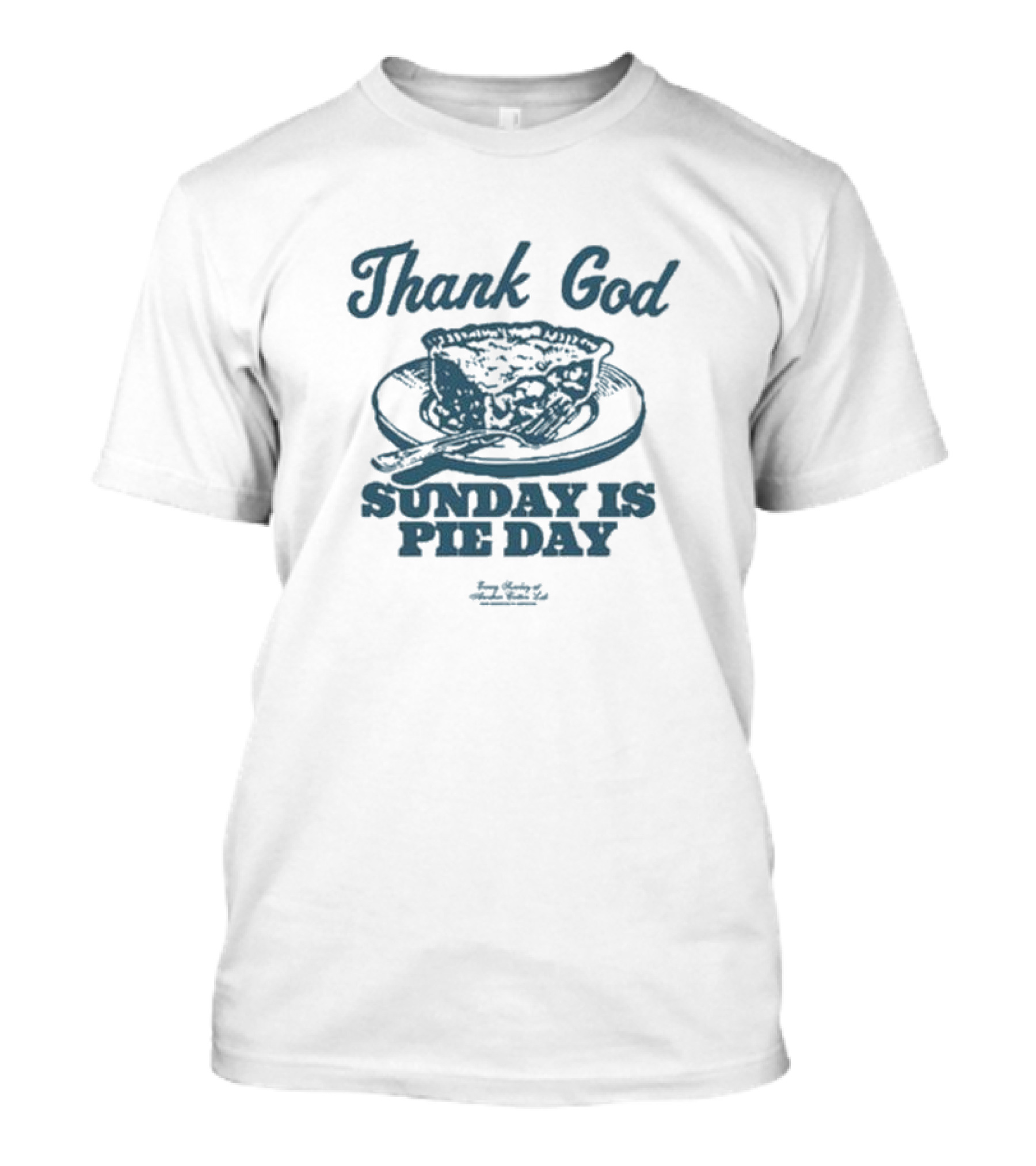Thank God Sunday Is Pie Day Vintage T-Shirt
