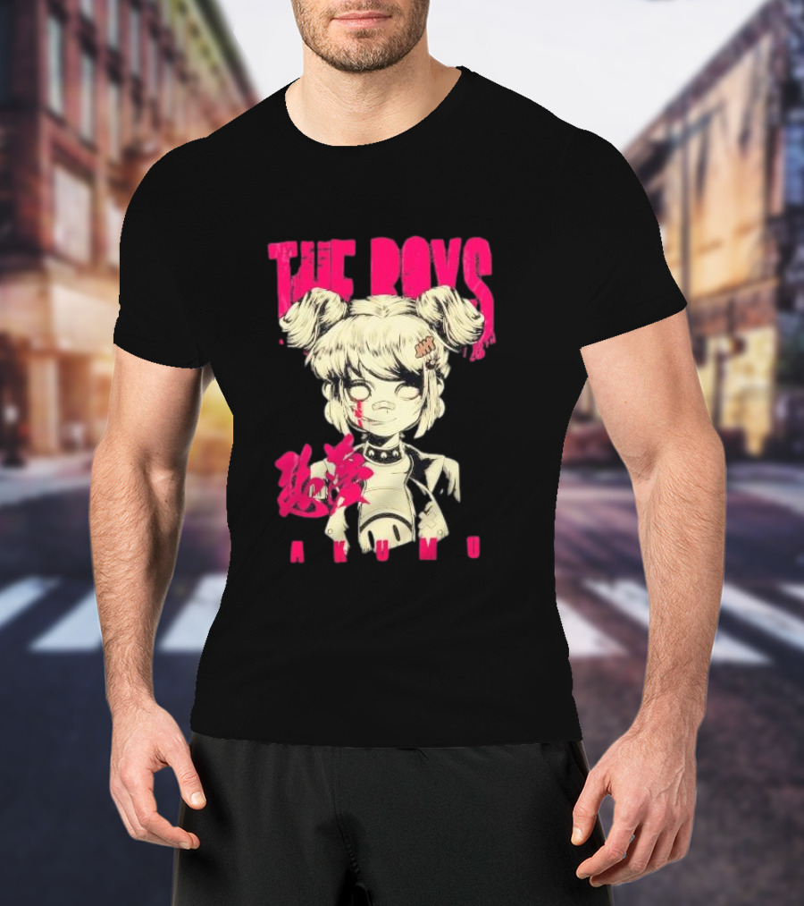 The Boys Akumu Glow In The Dark Em-J Manga Style Girl T-Shirt