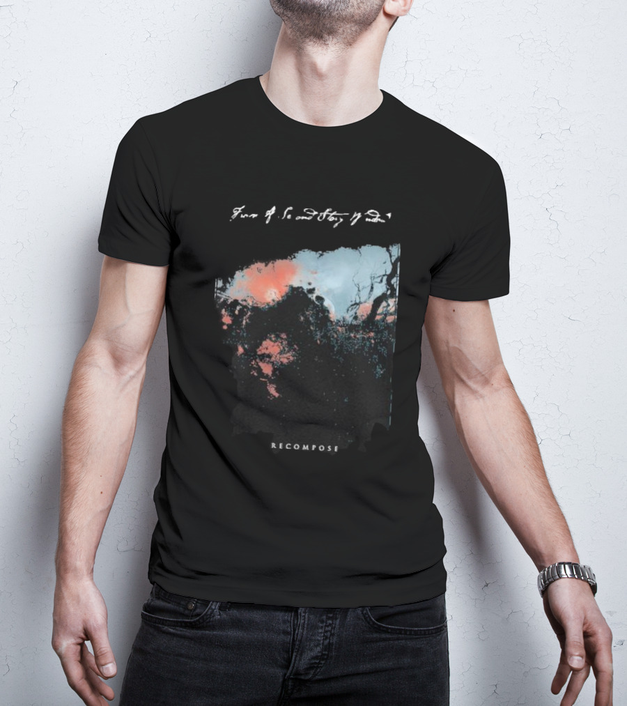 From A Second Story Window Recompose Abstract Landscape T-Shirt