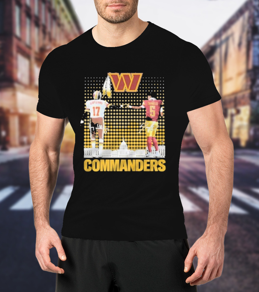 Williams Daniels Commanders Washington Football Legacy T-Shirt