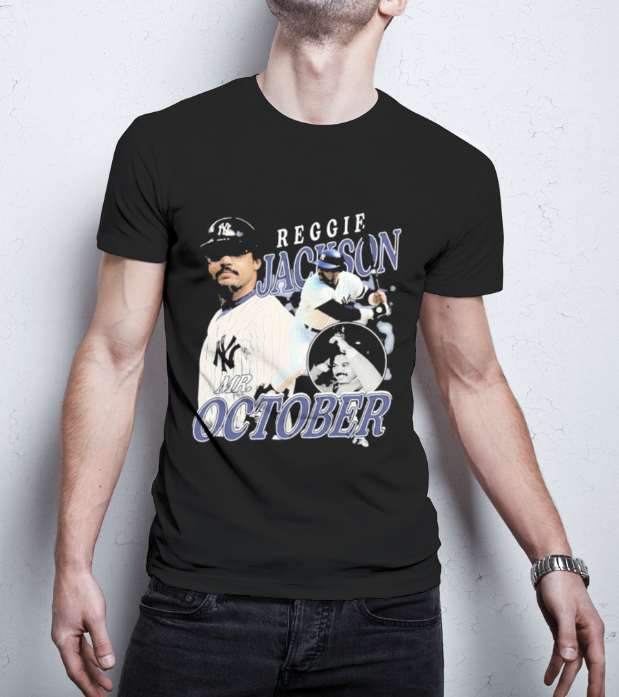 Reggie Jackson Mr October Yankees Legend T-Shirt
