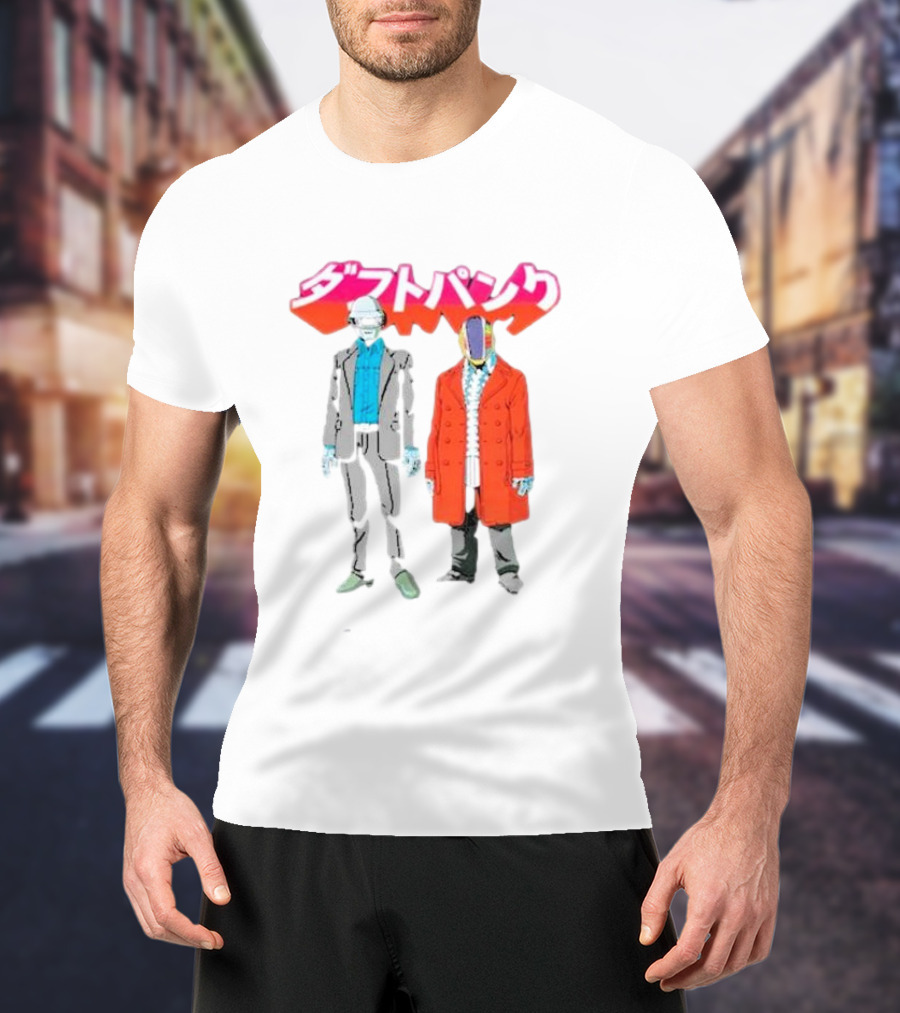 Daft Punk Anime Style Characters T-Shirt