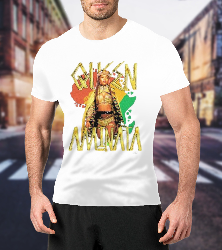 Queen Aminata Royalty Regal Style Fashion Afrocentric Vibes T-Shirt