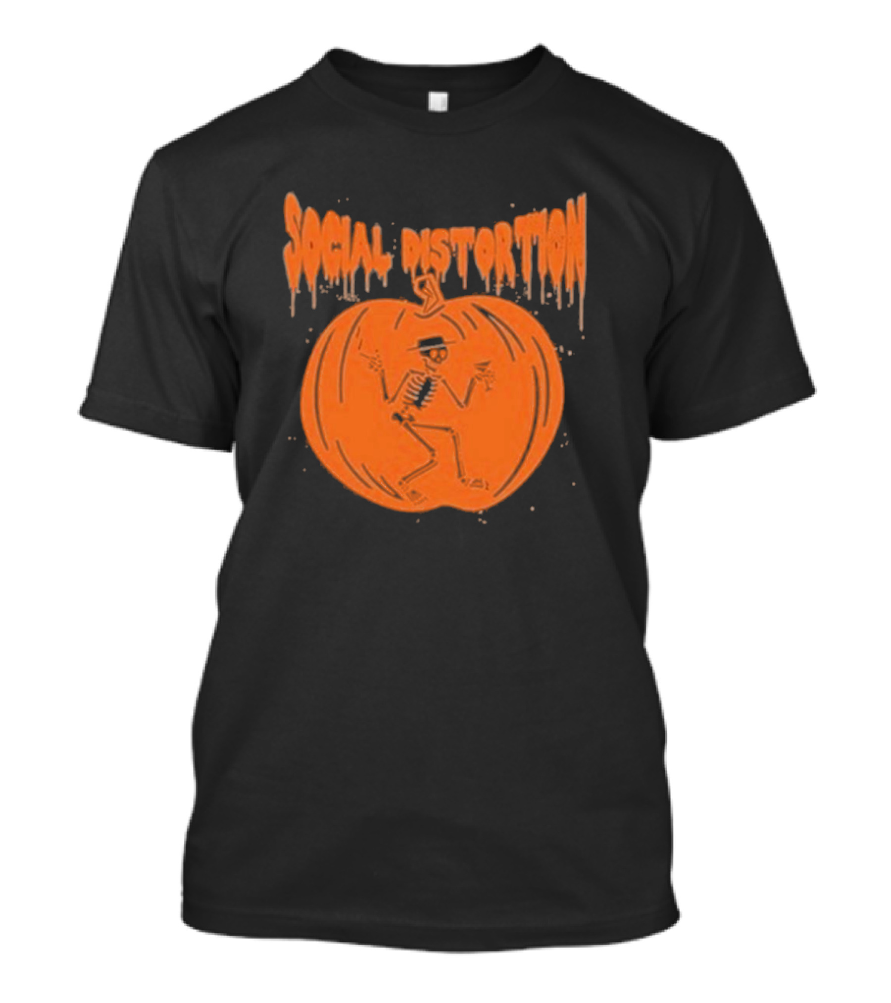 Social Distortion Skeleton Pumpkin T-Shirt