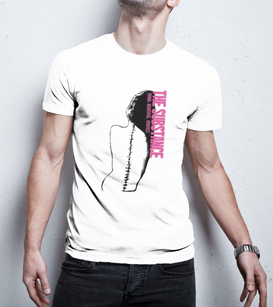 THE SUBSTANCE Young Beautiful Perfect Spine T-Shirt