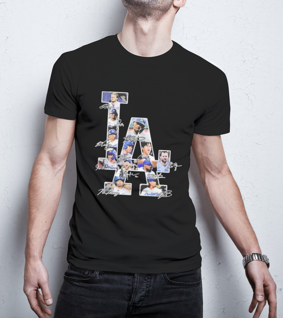 LA Dodgers Signature Collage T-Shirt