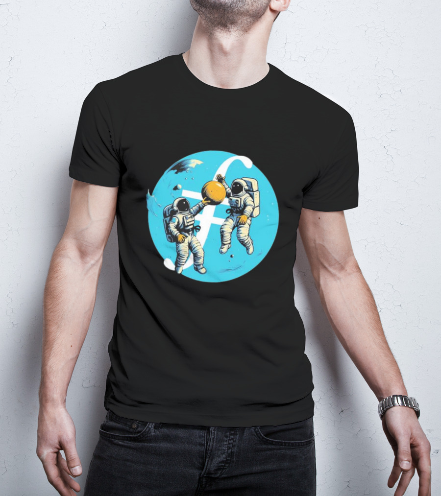 Filecoin ⨎ Astronauts In Space With Cryptocurrency T-Shirt