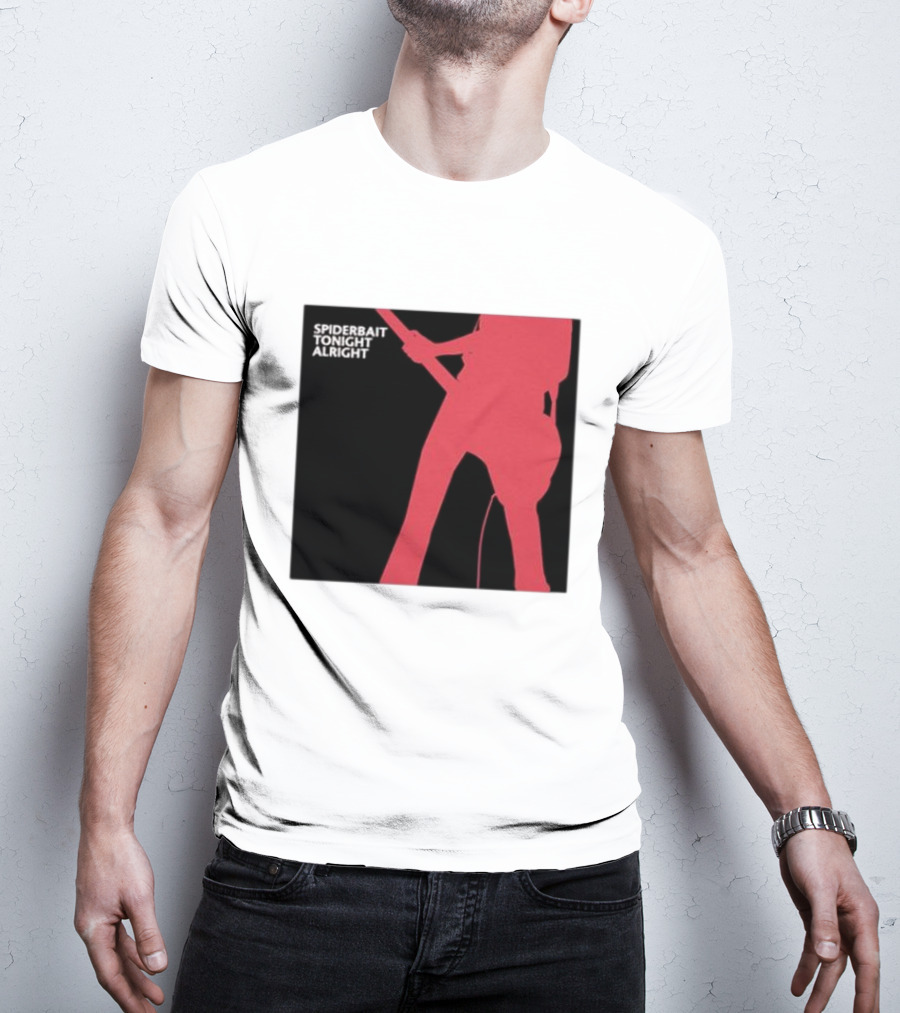 Spiderbait Tonight Alright Red Guitar T-Shirt