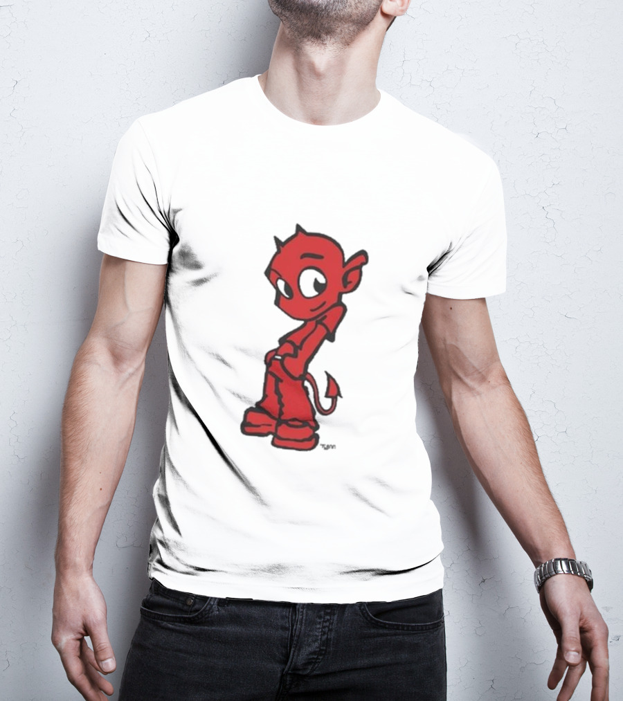 Toro Y Moi Tym Devil Red Cartoon Character T-Shirt