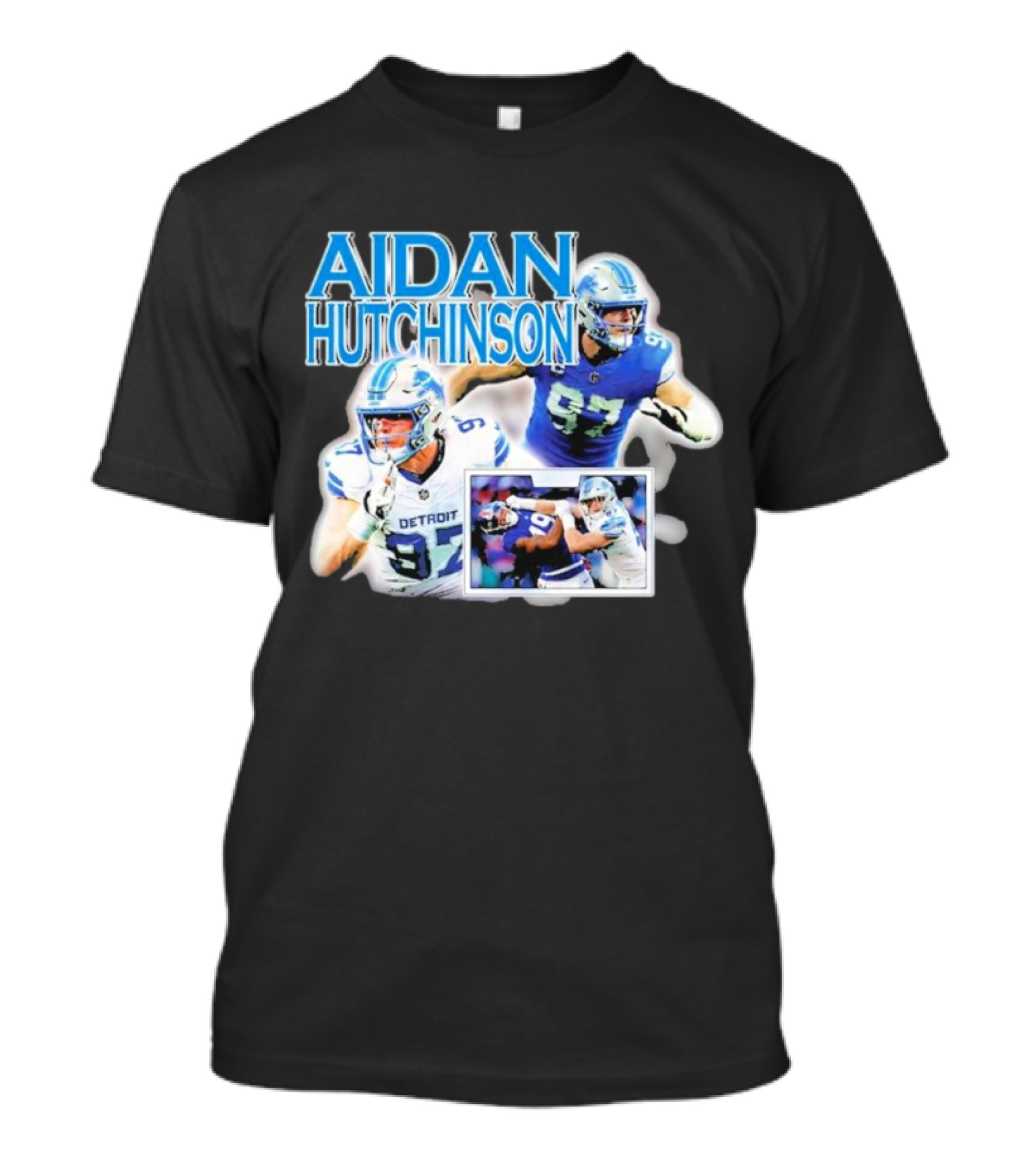 Aidan Hutchinson Detroit Football Highlights T-Shirt