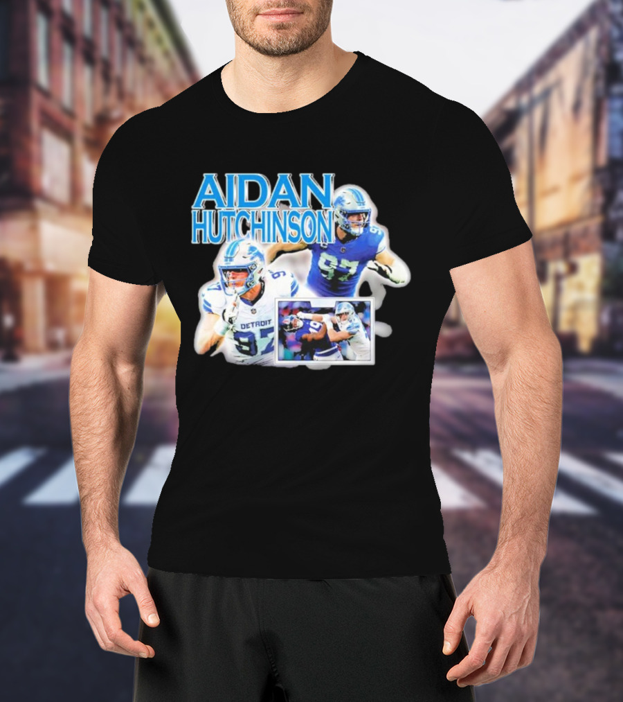 Aidan Hutchinson Detroit Football Highlights T-Shirt