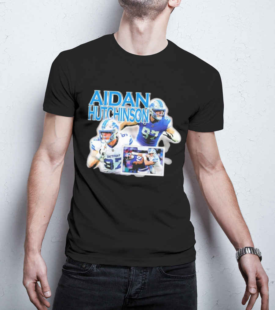 Aidan Hutchinson Detroit Football Highlights T-Shirt