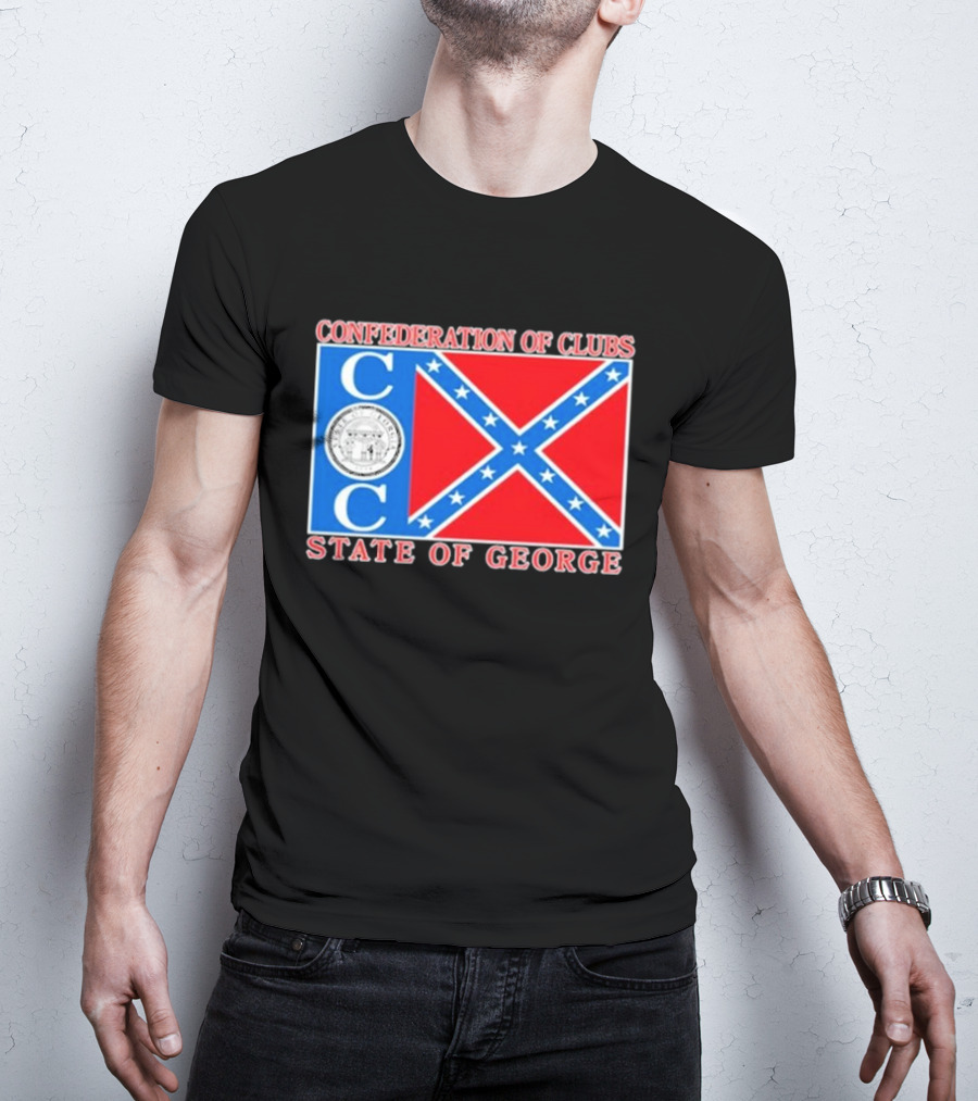 The Good Liars Confederation Of Clubs COC State Of Georgia Flag T-Shirt