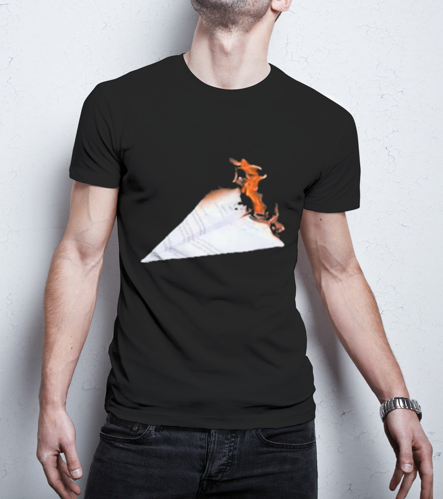 Lovejoyonline Lovejoy Nuisance Burning Paper Plane T-Shirt