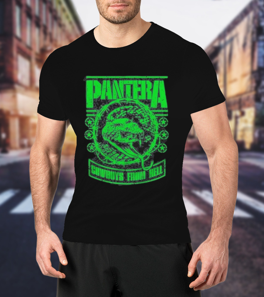Pantera Snake Cowboys From Hell T-Shirt
