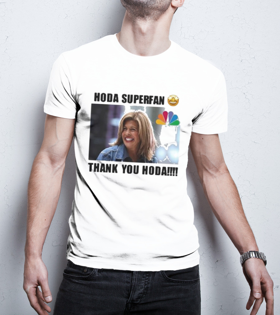 Hoda Superfan Thank You Hoda NBC Smiley Face T-Shirt
