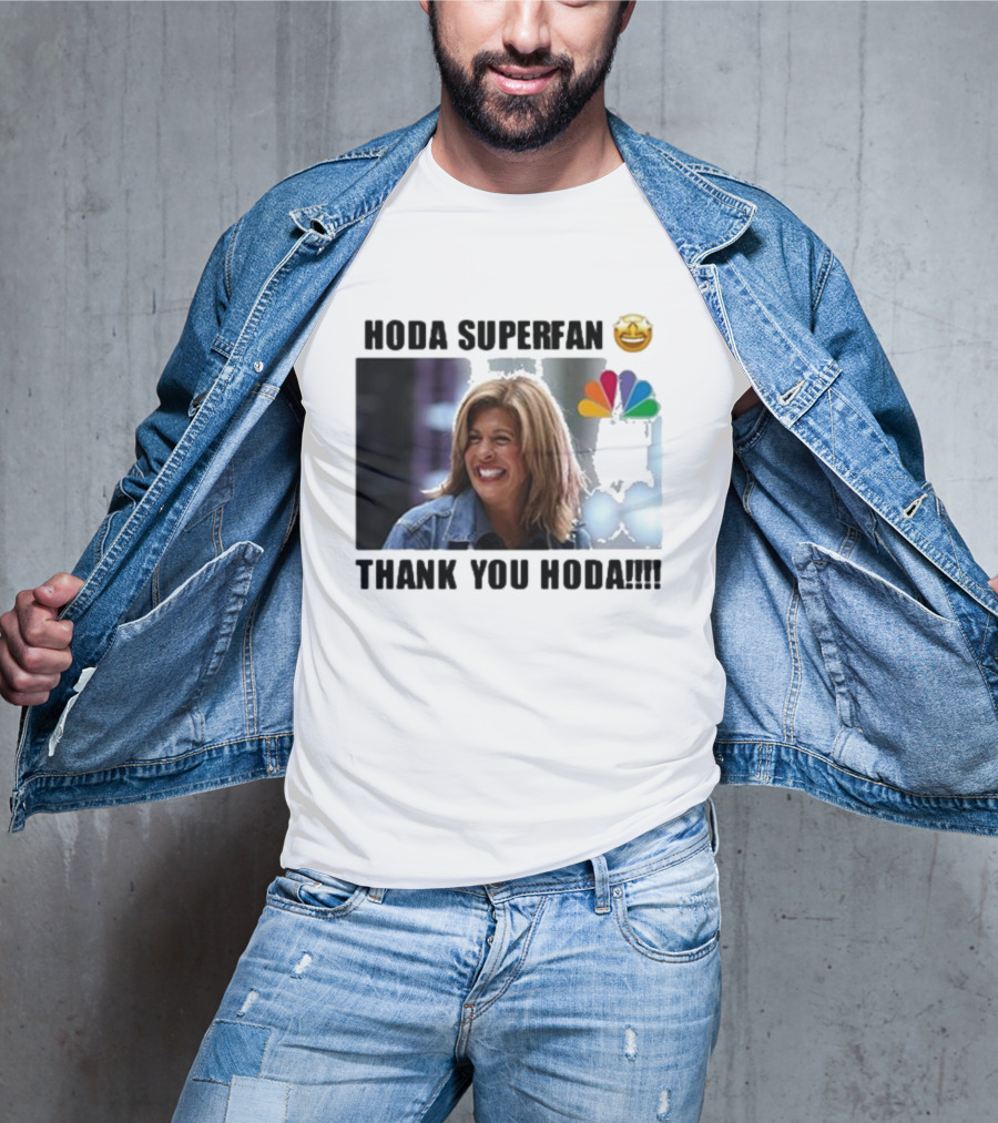 Hoda Superfan Thank You Hoda NBC Smiley Face T-Shirt