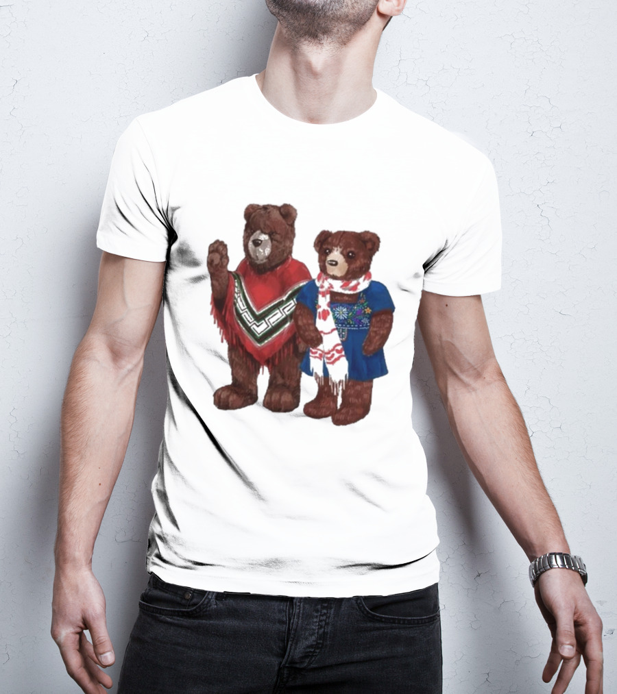 My Morning Jacket Pooch And Denise Bears Winter Poncho And Scarf T-Shirt