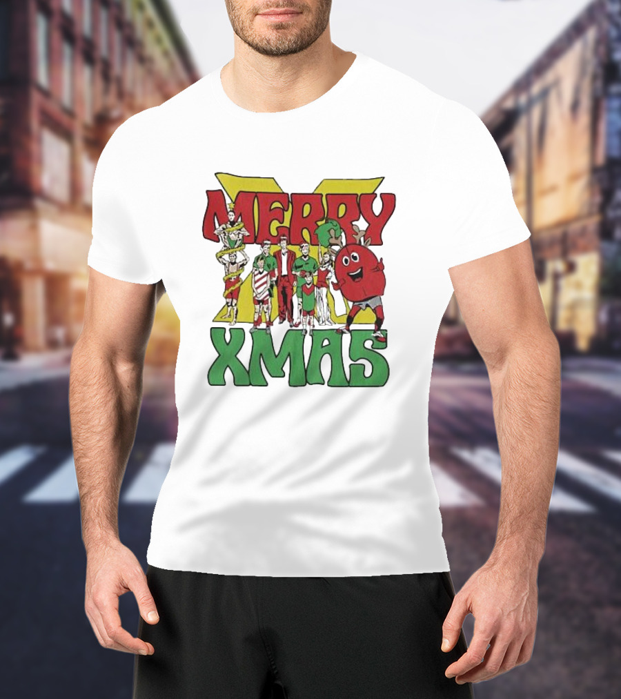 Merry Xmas X-Footy Christmas T-Shirt