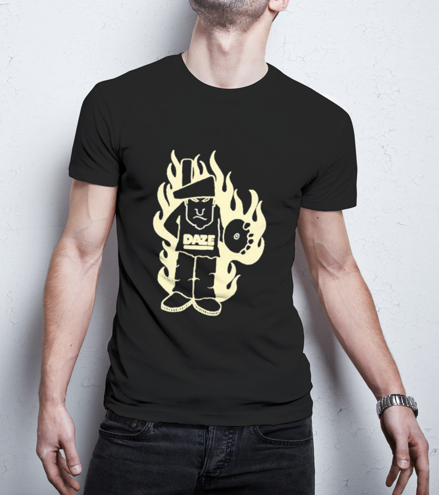 Daze Flame Vinyl Haywire For Better Or For Worse T-Shirt