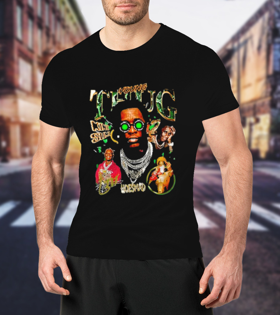 Hoesmad Young Thug King Slime Green Luxe T-Shirt