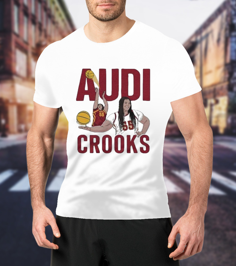 Audi Crooks Iowa State Cyclones Women’s Basketball Number 55 T-Shirt