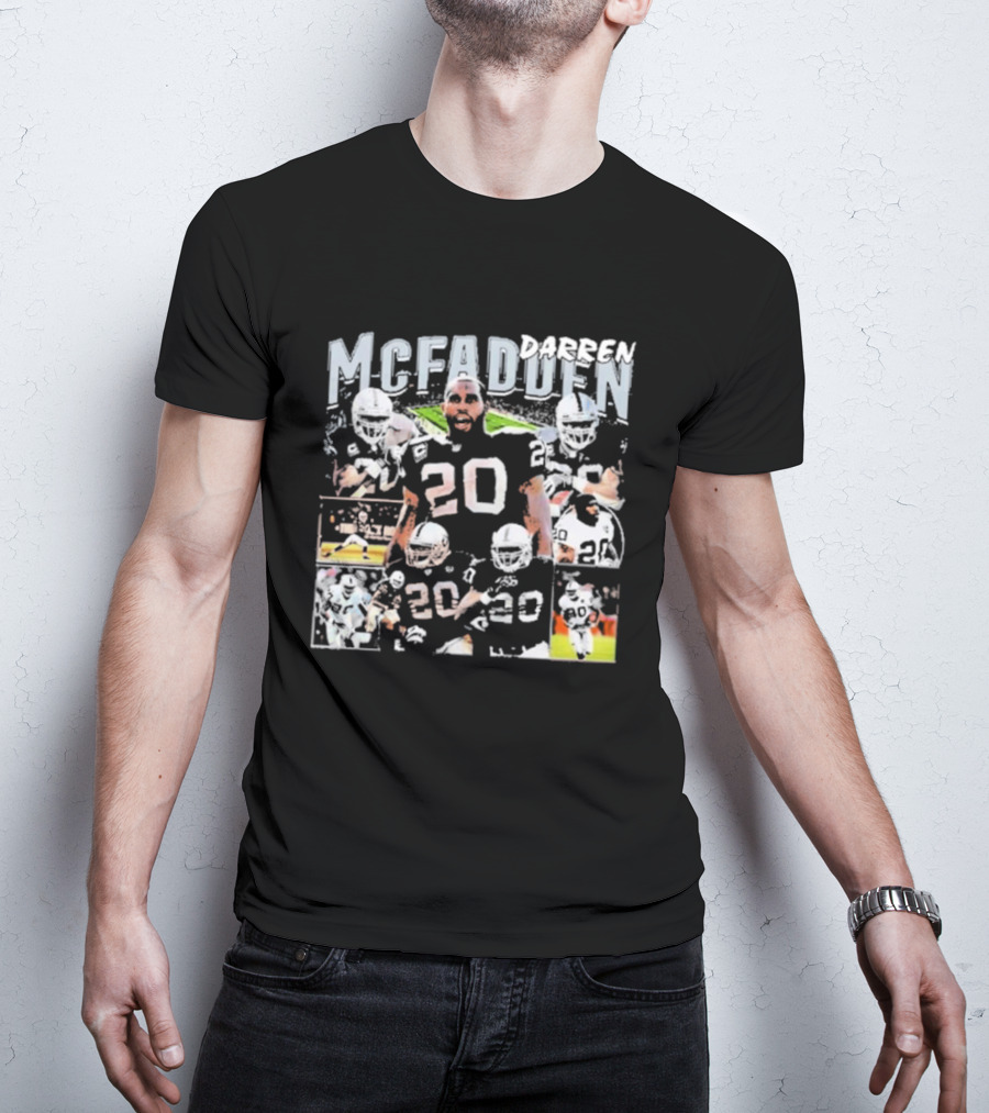 Darren McFadden Raider McFadden 20 Football Highlights T-Shirt