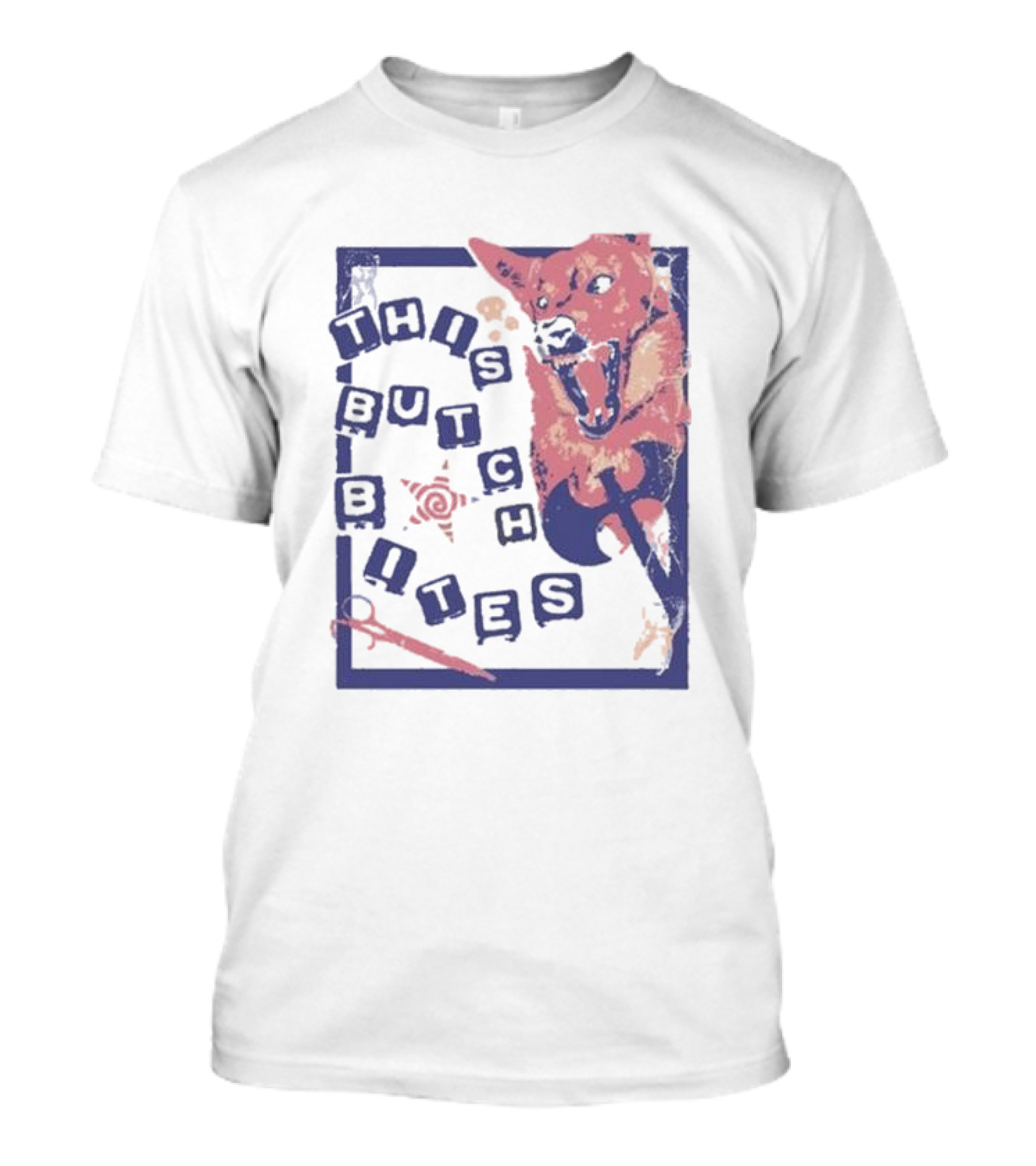 This Butch Bites Wolf Scissors T-Shirt