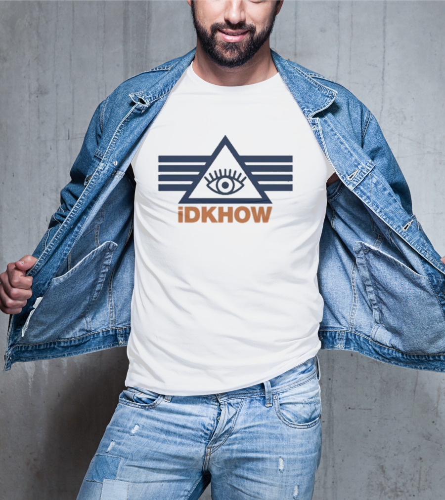 IDKHOW Triangle Eye Stripes T-Shirt