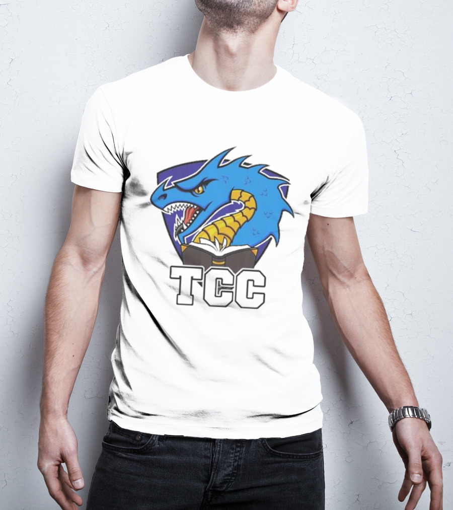 Tolarian Community College Sportsball Dragon Emblem TCC T-Shirt