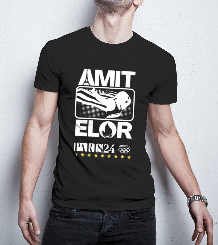 AMIT ELOR PARIS 24 OLYMPICS SWIMMING ICONS T-Shirt