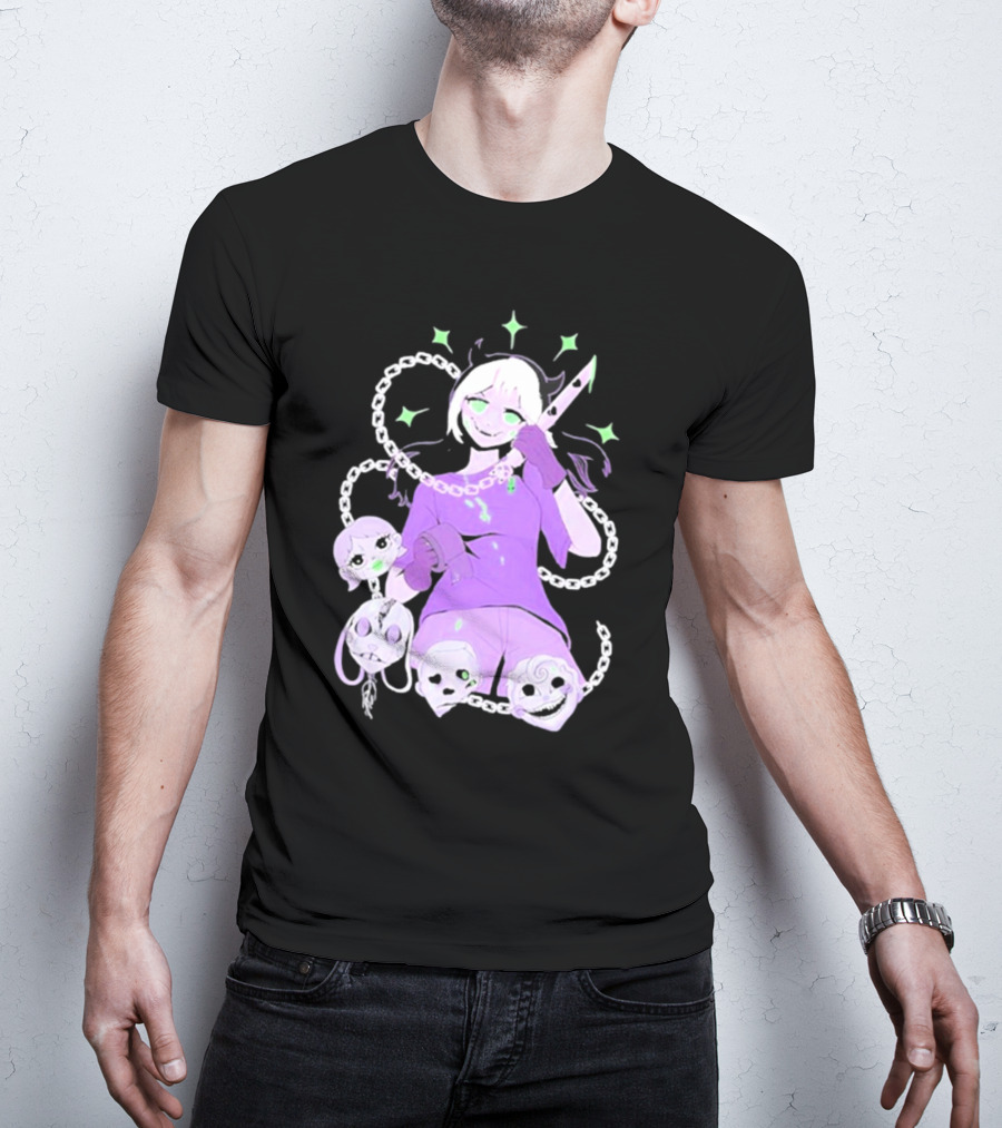 Aspen Chained Masked Figure With Chains And Masks T-Shirt