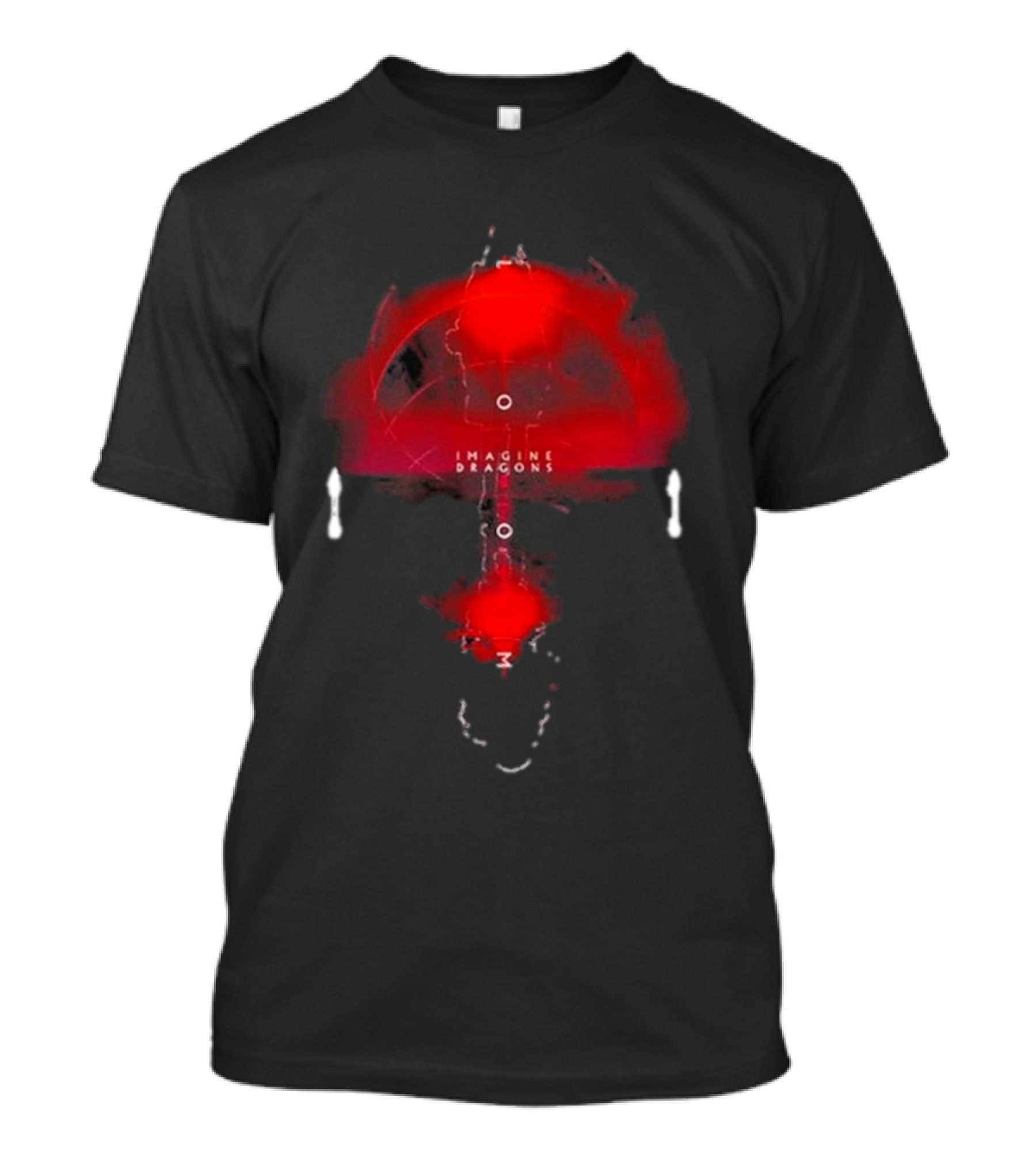 Imagine Dragons Red Abstract Circles T-Shirt