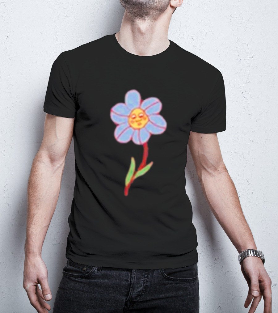 Still Woozy Flower Face Loveseat T-Shirt