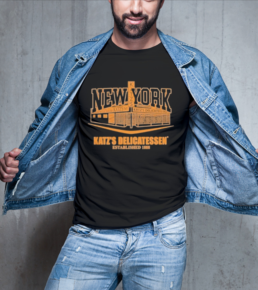 New York Knicks X Katz's Delicatessen Established 1888 Collaboration T-Shirt