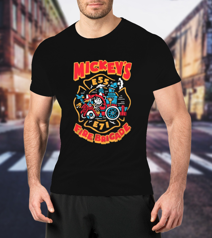 Mickey's Fire Brigade E55 E71 2025 T-Shirt