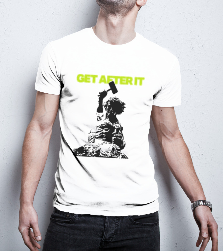 Get After It Rock Climbing Motivational Instrumentals T-Shirt