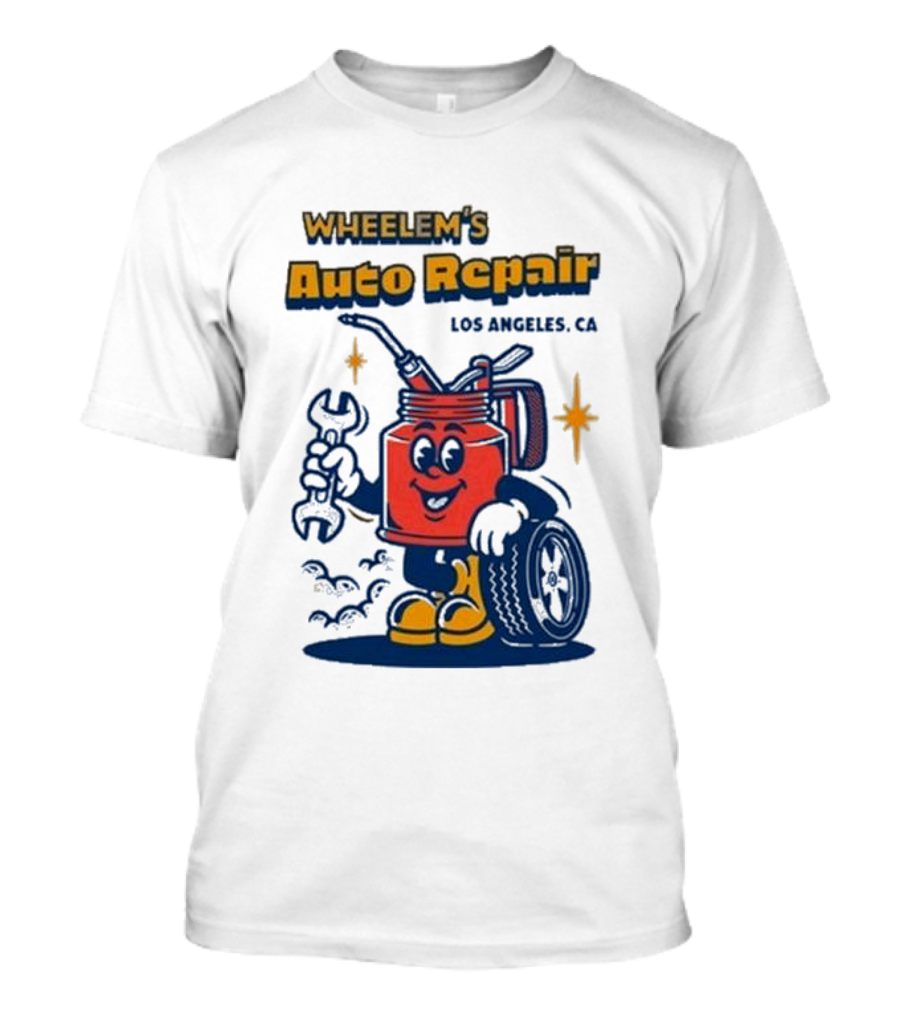 Wheelem's Auto Repair Los Angeles CA T-Shirt