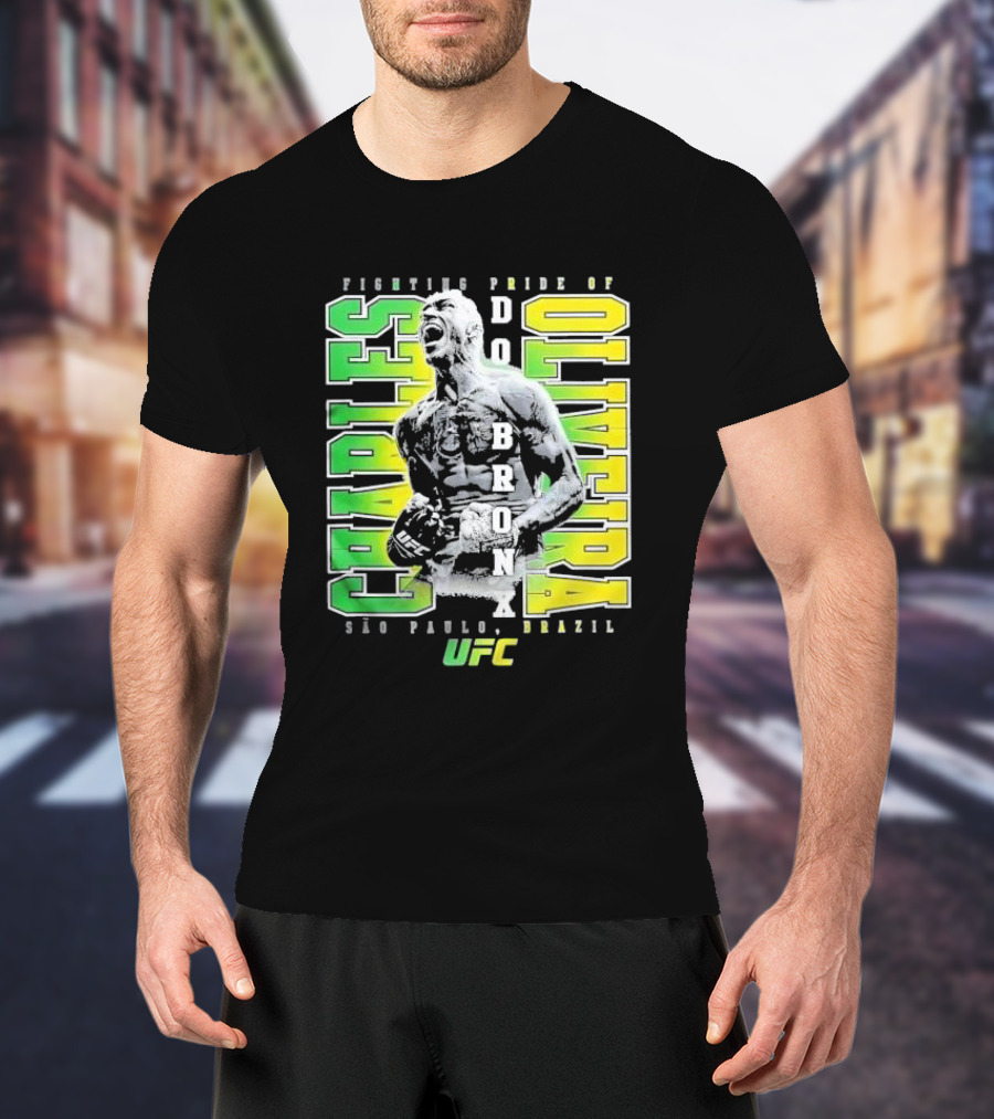 Charles Oliveira UFC Fighting Pride Of São Paulo Brazil Do Bronx T-Shirt
